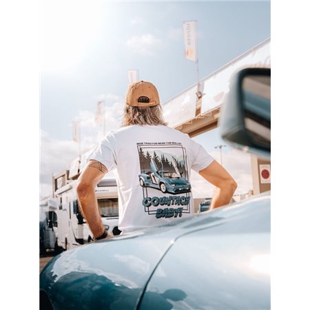 Camiseta Nice Tractor Near the Bull Blanca Talla L