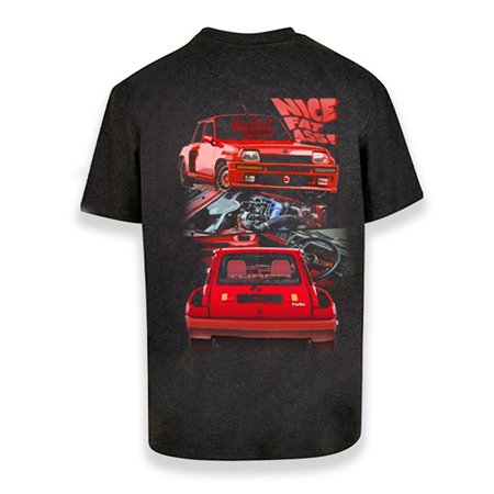 CAMISETA RADIKAL REVOLUTION NICE FAT ASS ANTRACITA TALLA XL