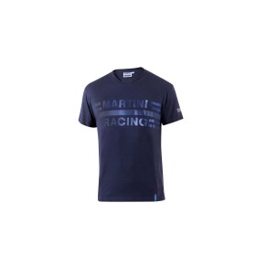 CAMISETA SPARCO MARTINI-R LOGO  AZUL TALLA XS