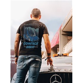 Camiseta Nice Tractor Near the Bull Negra Talla L