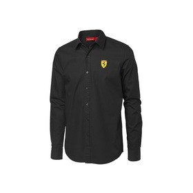 CAMISA FERRARI MENS LONG SLEEVE SHIRT TALLA S S COLOR 02 NEGRO