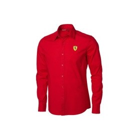 CAMISA FERRARI MENS LONG SLEEVE SHIRT TALLA S S COLOR 01 ROJO