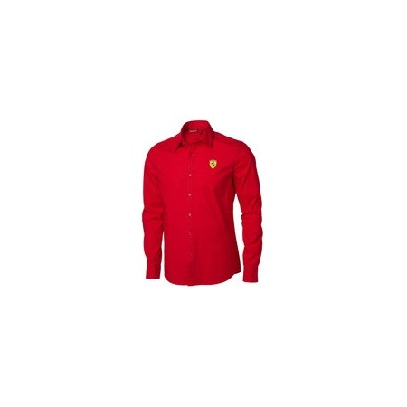 CAMISA FERRARI MENS LONG SLEEVE SHIRT TALLA S S COLOR 01 ROJO