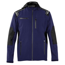 CHAQUETA SOFT SHELL AZUL MARINO T L