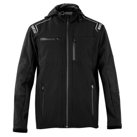 CHAQUETA SOFT SHELL NEGRO T XXXL