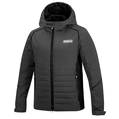 CHAQUETA CORTAVIENTOS SPARCO TALLA S GRIS/NEGRO