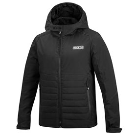 CHAQUETA CORTAVIENTOS SPARCO TALLA M NEGRO