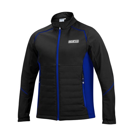 CHAQUETA SOFTSHELL TALLA L NEGRO/AZUL