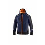 CHAQUETA SOFT-SHELL TECH TW TALLA XXL AZUL MARINO/NARANJA