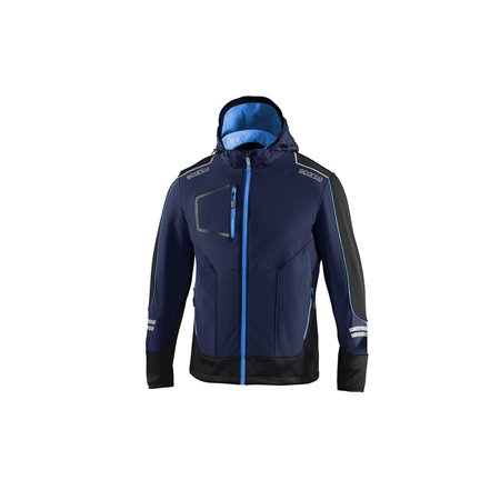 CHAQUETA SOFT-SHELL TECH TW TALLA XXL AZUL MARINO/AZUL