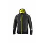 CHAQUETA SOFT-SHELL TECH TW TALLA XS GRIS/AMARILLO FLUO