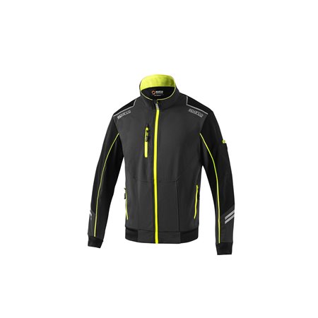 CHAQUETA LIGHT-SHELL TECH TW TALLA XXL GRIS/AMARILLO FLUO