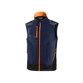 CHALECO TW TALLA XXXL AZUL MARINO/NARANJA