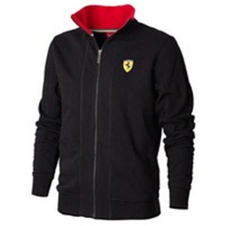 CHAQUETA FERRARI MENS ZIPPER SWEATSHIRT TALLA S S COLOR 02 NEGRO