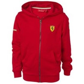 CHAQUETA FERRARI KIDS HOODED JACKET TALLA 6A 6 A�OS COLOR 01 ROJO