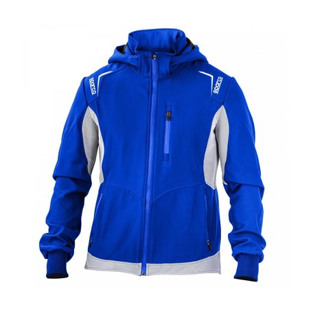 CHAQUETA SPARCO SOFT SHELL AZUL TALLA S