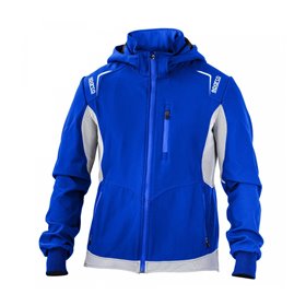 CHAQUETA SPARCO SOFT SHELL AZUL TALLA XXXL