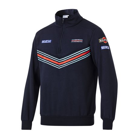 SUDADERA SPARCO MARTINI-R TALLA XL AZUL MARINO