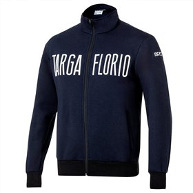 SUDADERA SPARCO CON CREMALLERA TARGA FLORIO TALLA XS AZUL MARINO