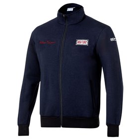 SUDADERA SPARCO CON CREMALLERA ARTURO MERZARIO TALLA XS AZUL MARINO