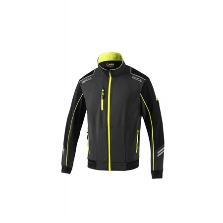 CHAQUETA SPARCO LIGHT-SHELL TECH TALLA XS GRIS/AMARILLO