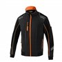 CHAQUETA SPARCO LIGHT-SHELL TECH TALLA XS NEGRO/NARANJA
