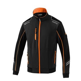 CHAQUETA SPARCO LIGHT-SHELL TECH TALLA L NEGRO/NARANJA