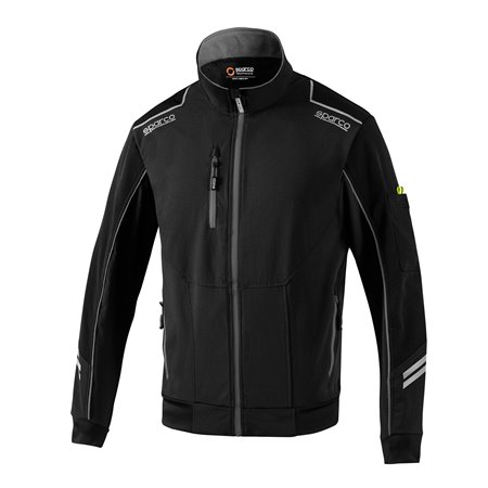 CHAQUETA SPARCO LIGHT-SHELL TECH TALLA XS NEGRO/GRIS