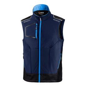 CHALECO SPARCO TECH TALLA XXXL AZUL MARINO/AZUL
