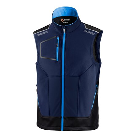 CHALECO SPARCO TECH TALLA XXXL AZUL MARINO/AZUL