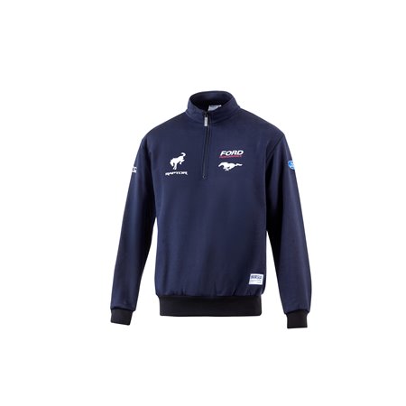 SUDADERA SPARCO FORD PERFORMANCE AZUL CON CREMALLERA TALLA XXXL