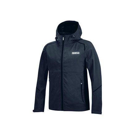 CHAQUETA SPARCO SHELL IMPERMEABLE GRIS/BK TALLA TALLA XXL