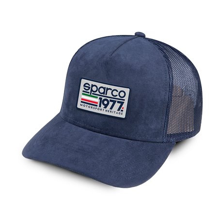 GORRA SPARCO TRUCKER AZUL MARINO
