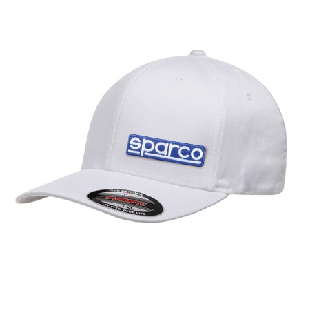 GORRA FLEXFIT SPARCO ORIGINAL BLANCO TALLA S/M