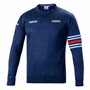 SUDADERA DE ALGOD�N DE CUELLO REDONDO MARTINI-R TALLA L AZUL