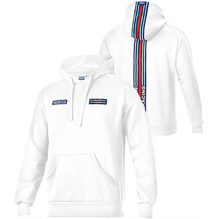 SUDADERA BIG STRIPES MARTINI-R TALLA S BLANCA