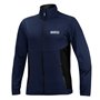 SUDADERA CREMALLERA COMPLETA TALLA XL AZUL/NEGRO