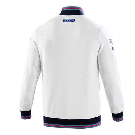 SUDADERA CON CREMALLERA MARTINI-R XXXL BLANCA