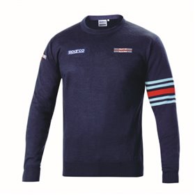 SUDADERA DE CUELLO REDONDO MARTINI-R AZUL MARINO