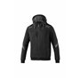 SUDADERA CON CREMALLERA Y CAPUCHA TW TALLA XXXL NEGRO/GRIS