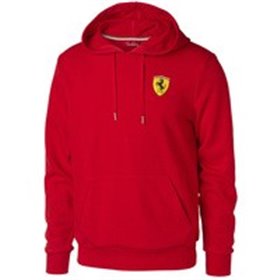 SUDADERA FERRARI MENS HOODED SWEATSHIRT TALLA L L COLOR 01 ROJO
