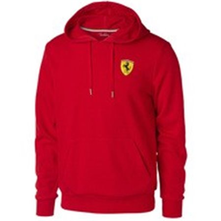 SUDADERA FERRARI MENS HOODED SWEATSHIRT TALLA L L COLOR 01 ROJO