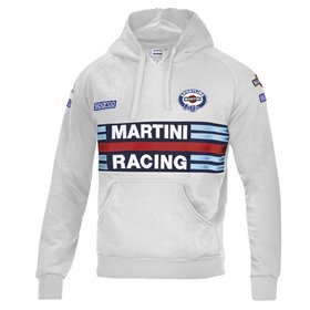 SUDADERA SPARCO MARTINI-R CON CAPUCHA TALLA L GRIS