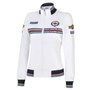 SUDADERA SPARCO CON CREMALLERA MARTINI-R MUJER TALLA M BLANCA