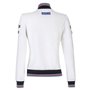 SUDADERA SPARCO CON CREMALLERA MARTINI-R MUJER TALLA M BLANCA