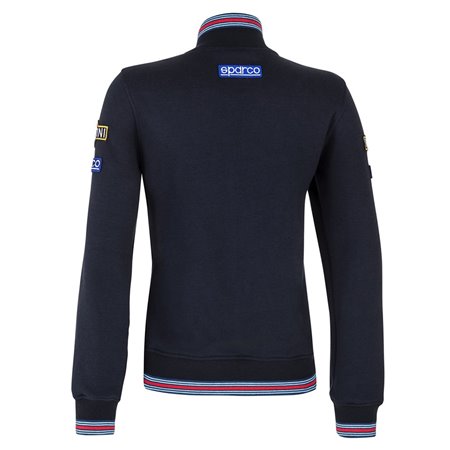SUDADERA SPARCO CON CREMALLERA MARTINI-R MUJER TALLA S AZUL MARINO