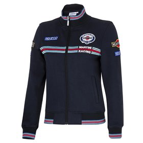 SUDADERA SPARCO CON CREMALLERA MARTINI-R MUJER TALLA L AZUL MARINO