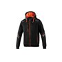 SUDADERA SPARCO CON CREMALLERA TALLA M NEGRO/NARANJA