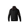 SUDADERA SPARCO CON CREMALLERA TALLA L NEGRO/NARANJA