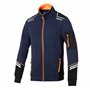CHAQUETA SPARCO CON CREMALLERA TECH TALLA XS AZUL MARINO/NARANJA